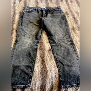 Stretch distressed jeans by flying monkey , size 30